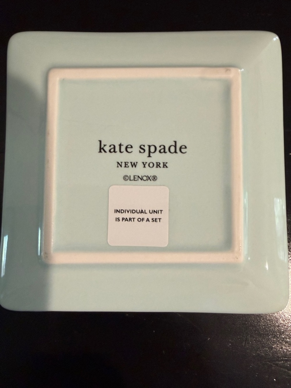 kate spade pink navy and white ceramic trinket dishes - Picture 5 of 5